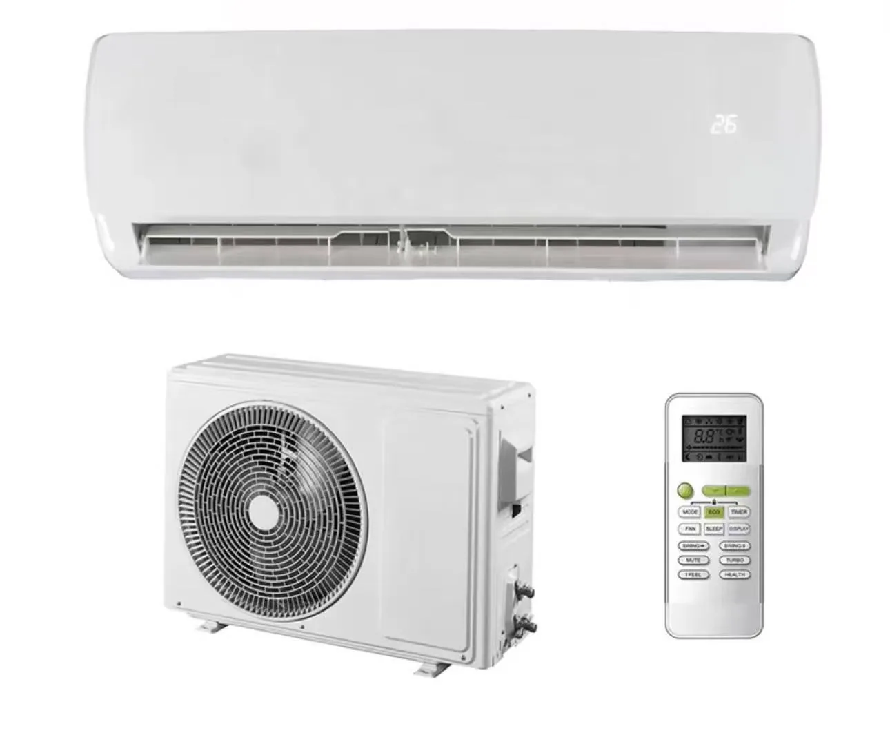 Split air conditioner indoor and outdoor units for OEM wholesale