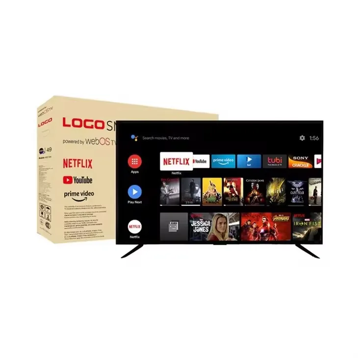 Smart TV with premium private-label packaging reference